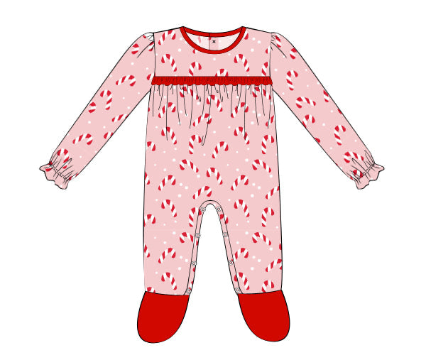 PREORDER 56: CHRISTMAS 2 - Christmas 2 Girls Only - Candy Cane Loungewear Girl 1pc