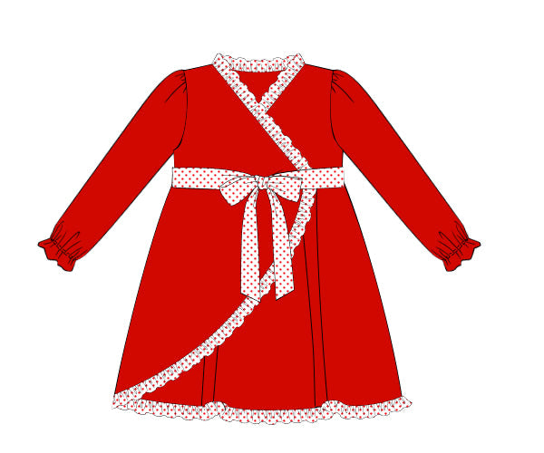 RTS - Cozy Christmas PJs Girl Robe