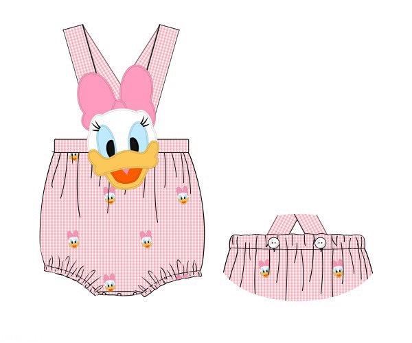 PREORDER 59: TTS - Applique Mouse & Duck Girl Bubble - Duck