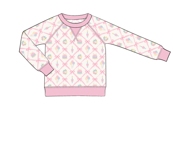PREORDER 57: WINTER - Winter Birthday Wishes Girl Pullover