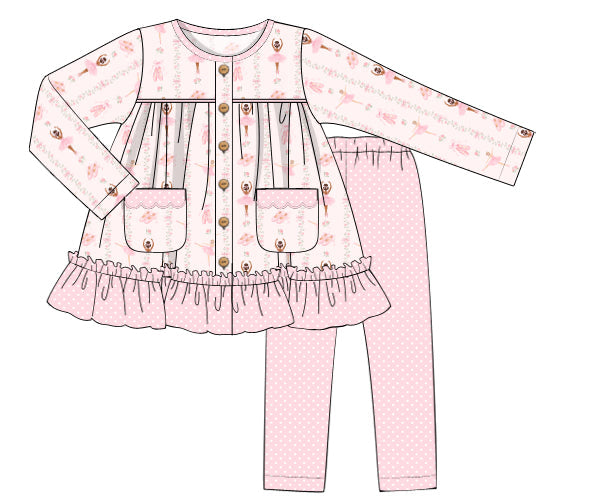 PREORDER 57: WINTER - Winter Girls Only - Ballet Bliss Girl Pant Set