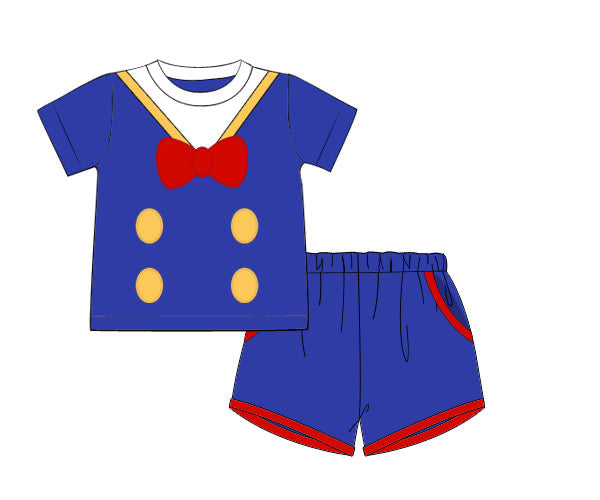 RTS - Character Knits - Boy Duck Shortie Set