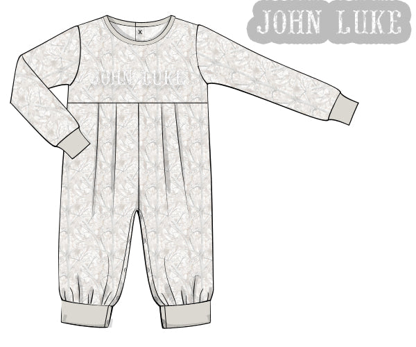 PREORDER 57: WINTER - Pearls & Camo Boy Longall