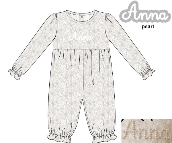 PREORDER 57: WINTER - Pearls & Camo Girl Longall