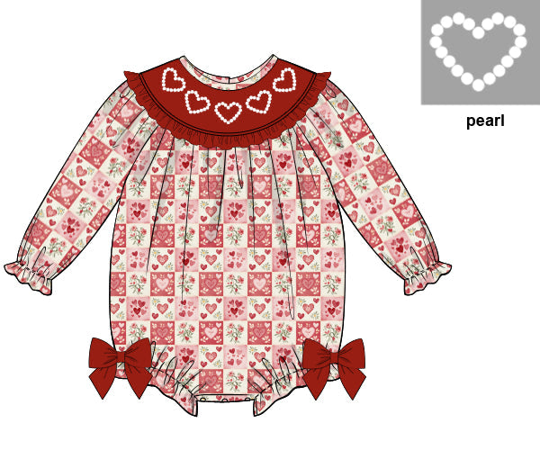 PREORDER 59: TTS - TTS Girls Only - Pearls of Love Patchwork Girl Bubble