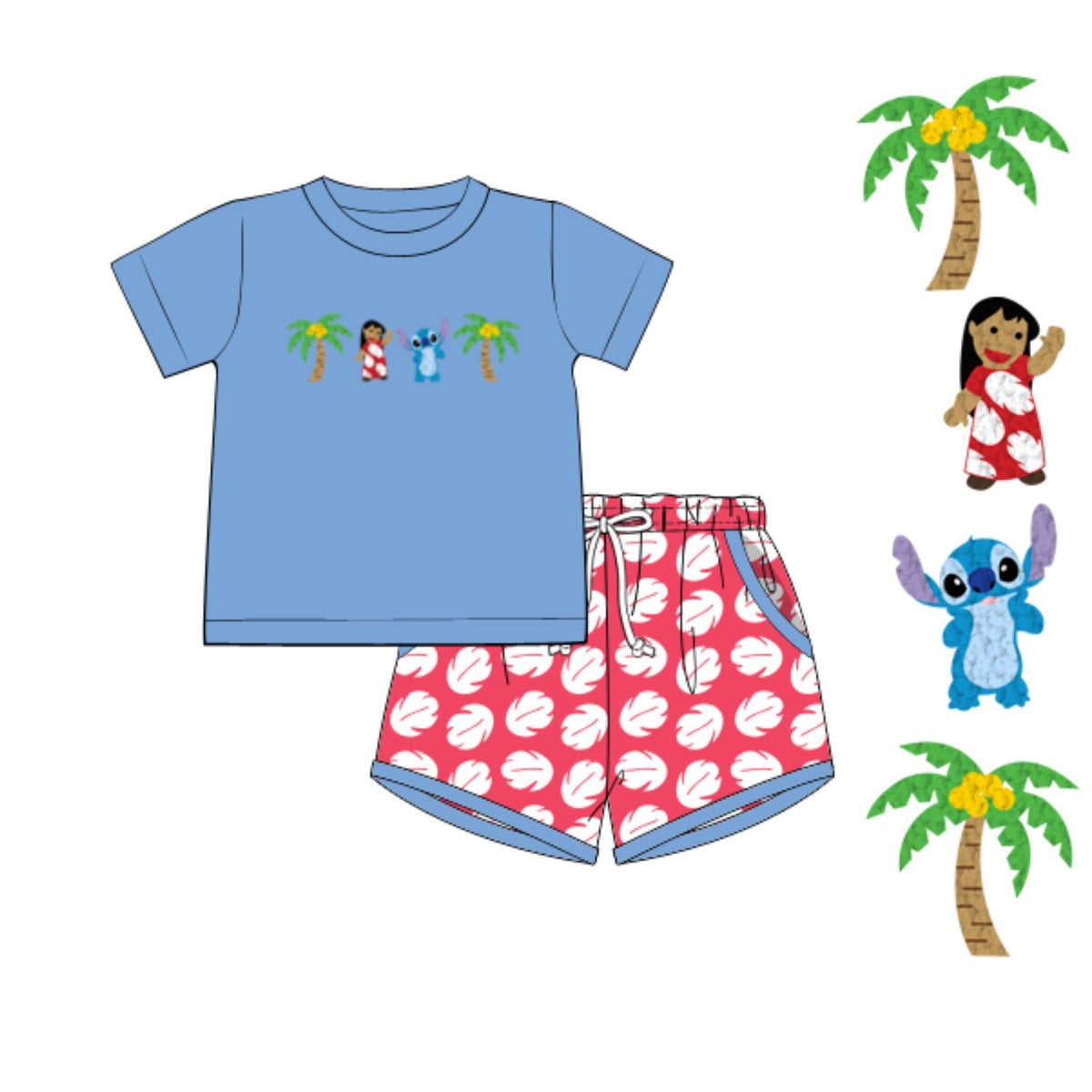 PREORDER 61: SPRING 2 - Ohana Boy Shortie Set