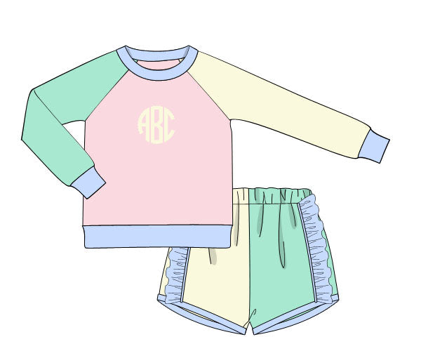 PREORDER 59: TTS - TTS Girls Only - Girls Transition Sets - Pastel Colorblock
