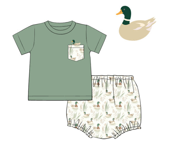 RTS - AUTUMN BASICS - Autumn Basics Boys Only - Pondside Boy Diaper Set