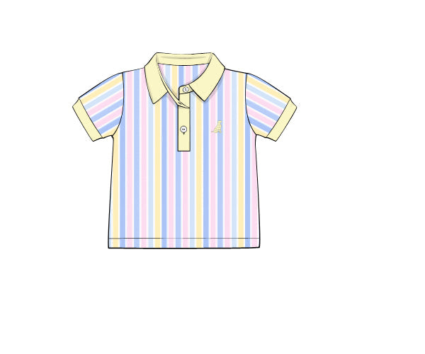 PREORDER 60: SPRING PT 1 - Pastel Paradise Boy Polo