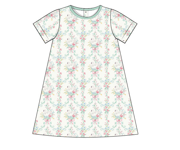 PREORDER 61: SPRING 2 - Spring 2 Girls Only - Swan Dreams Girl Dress