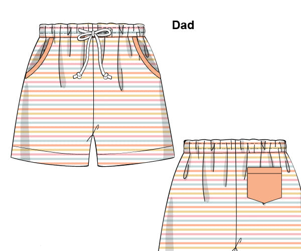PREORDER 61: SPRING 2 - Orange Blossoms Dad Trunks