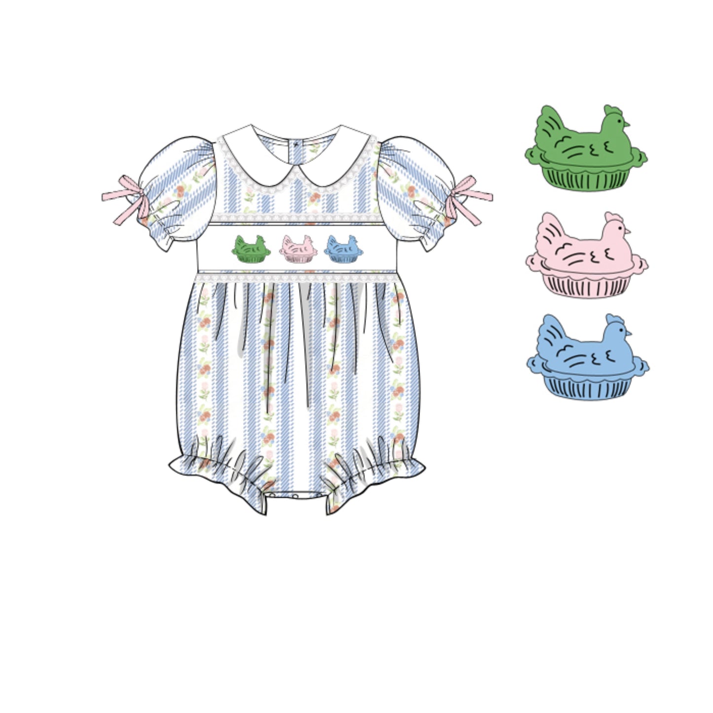 PREORDER 60: SPRING PT 1 - Spring 1 Girls Only - Vintage Hens Girl Bubble