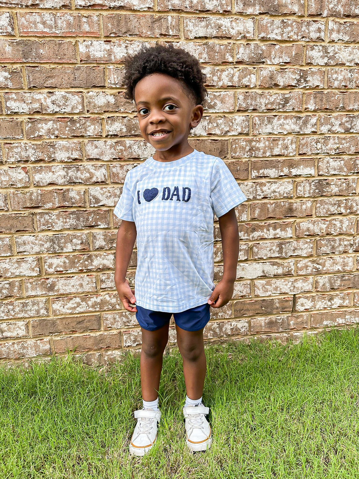 RTS - SUMMER 1 - FK I Heart Dad Boy Shortie Set