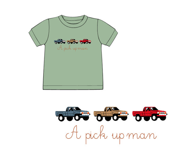 PREORDER 48: SUMMER 1 - Summer 1 Shirt Only - A Pick Up Man Boy Shirt