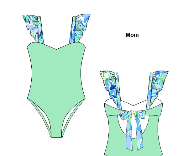RTS -SPRING 2 - Lily Lagoon Mom Swim