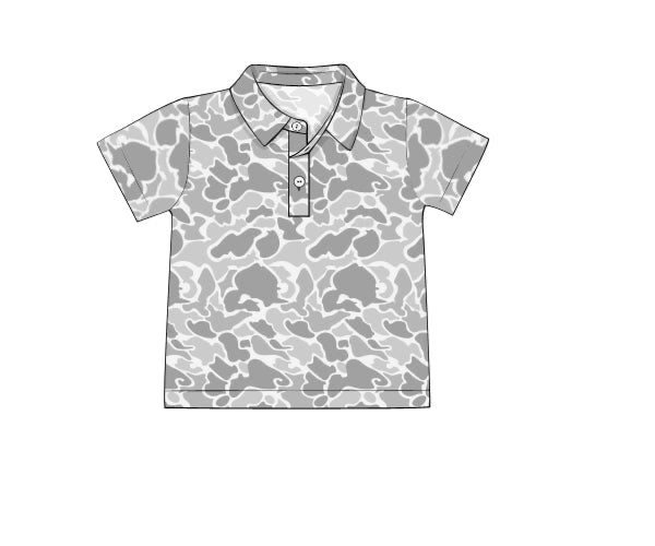 PREORDER 48: SUMMER 1 - Summer Camo Boy Polo