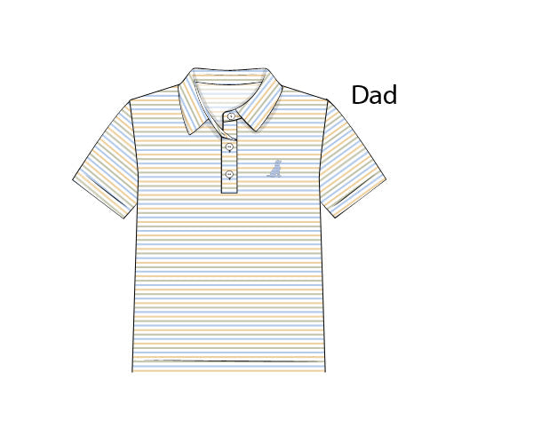 PREORDER 62: SUMMER PT 1 - Father’s Day Blooms Dad Polo