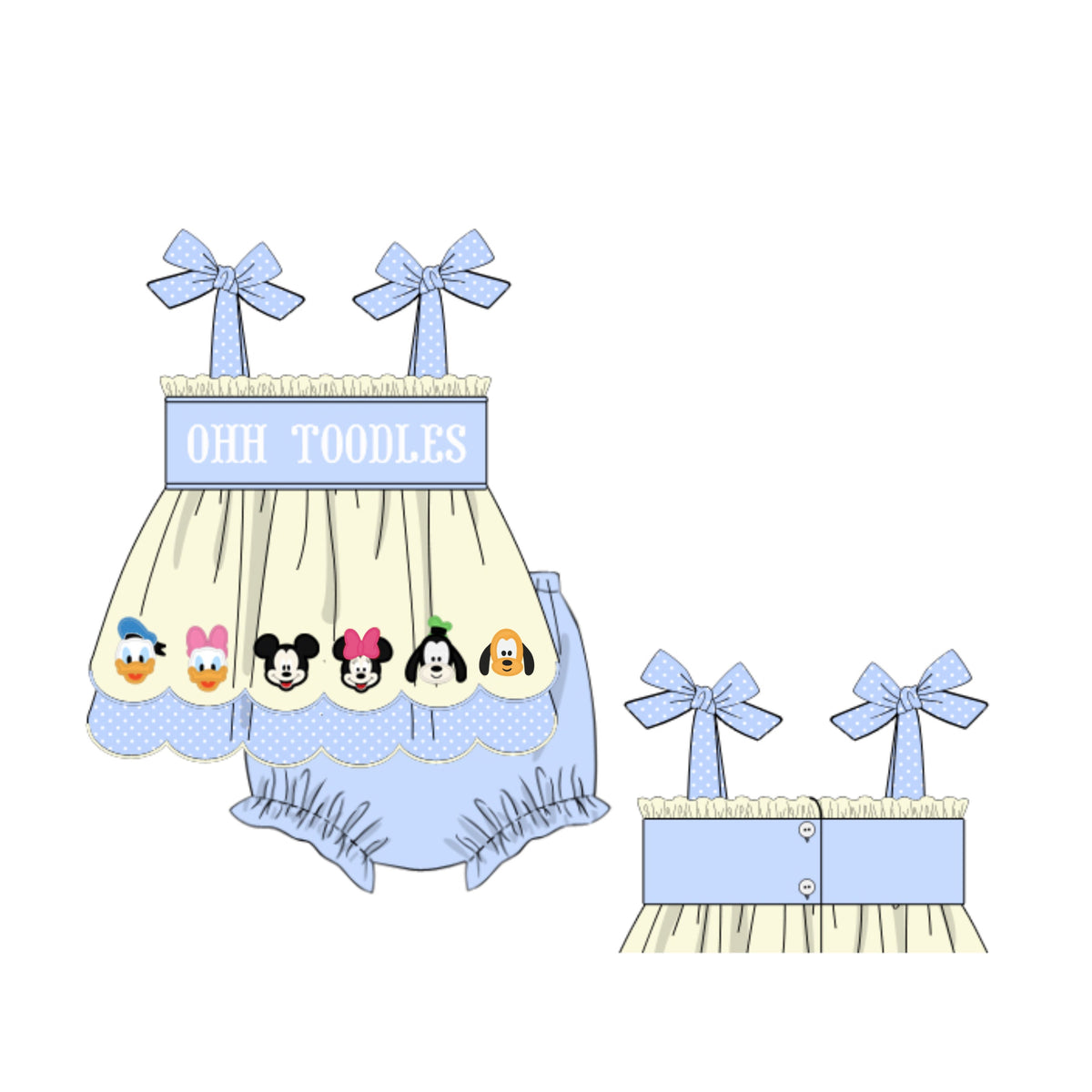 PREORDER 61: SPRING 2 - Ohh Toodles Girl Diaper Set