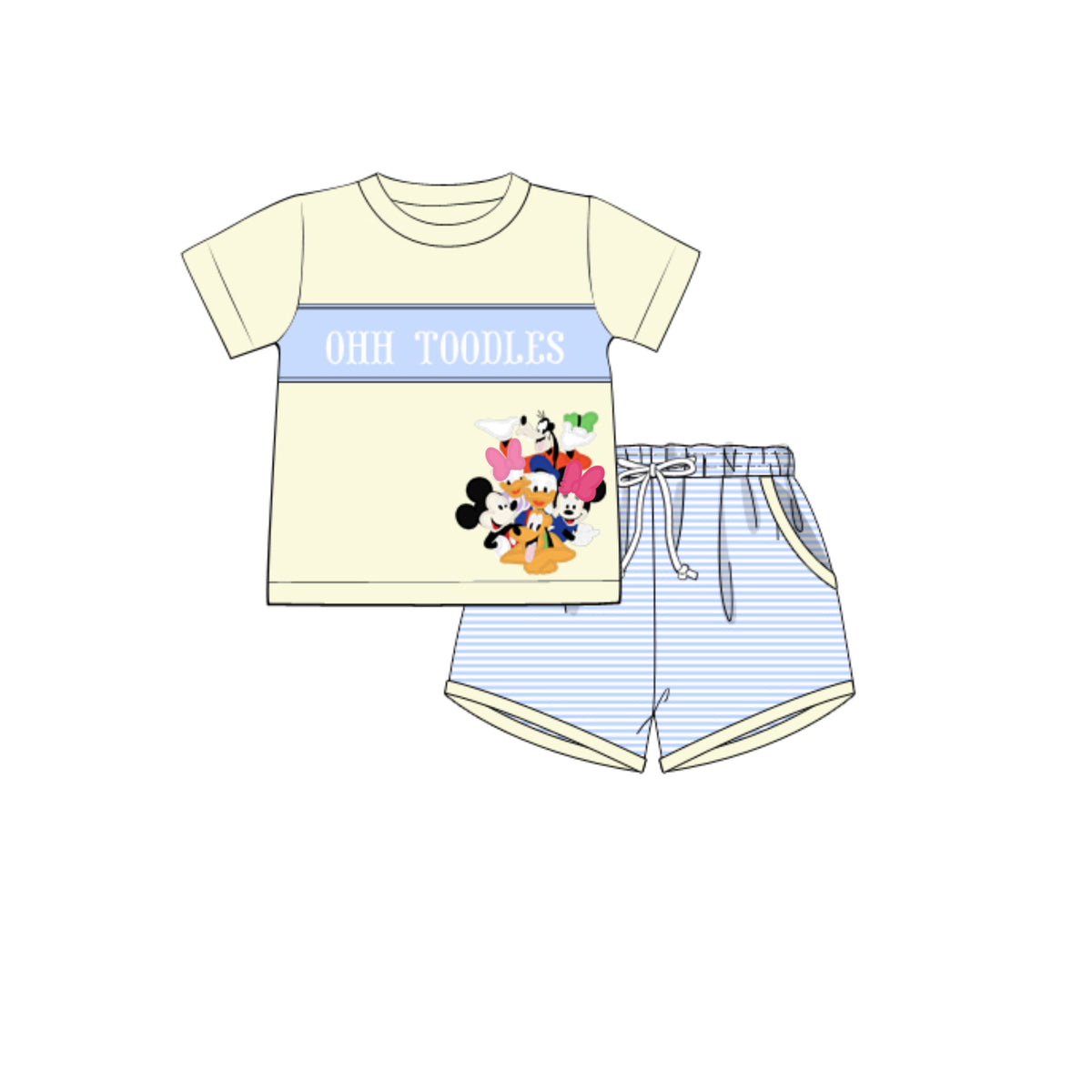 PREORDER 61: SPRING 2 - Ohh Toodles Boy Shortie Set