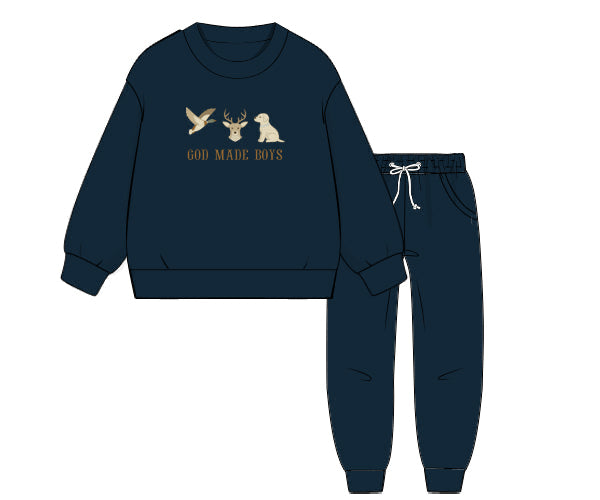 PREORDER 57: WINTER - God Made Boys Jogger Set