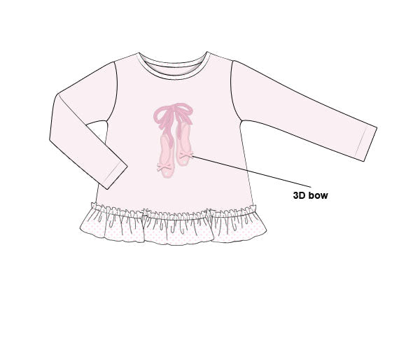 PREORDER 57: WINTER - Winter Shirt Only - Pointe Of Grace Girl Shirt