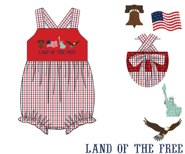 PREORDER 48: SUMMER 1 - Land Of The Free Girl Bubble