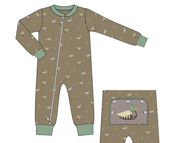 PREORDER 63: SUMMER PT 2 - Boys Only - Summer Mallard Boy 1pc Loungewear