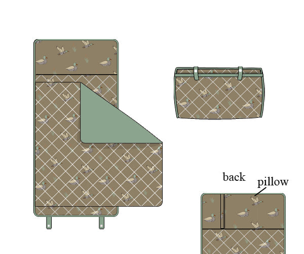 PREORDER 63: SUMMER PT 2 - Mallard Luggage Nap Mat