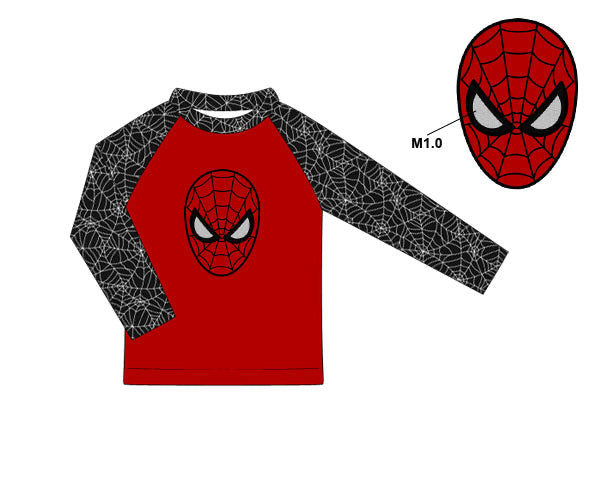 PREORDER 63: SUMMER PT 2 - Boys Only - Web Slinger Boy Rashguard Top