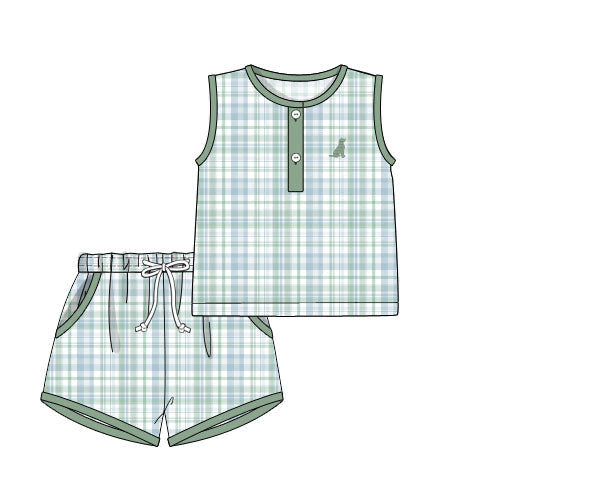 PREORDER 60: SPRING PT 1 - Garden Party Boy Shortie Set