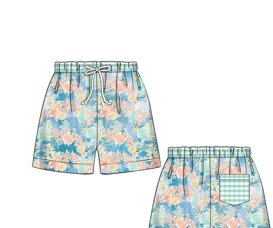RTS - Coral Reef Swim Boy Regular Length Trunks