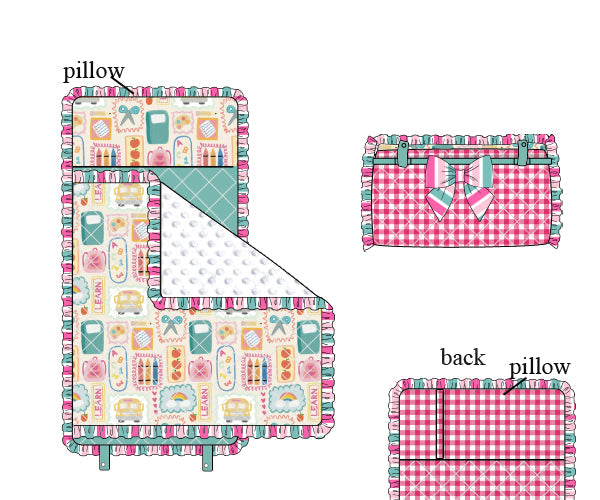 PREORDER 63: SUMMER PT 2 - School Frames Luggage Nap Mat