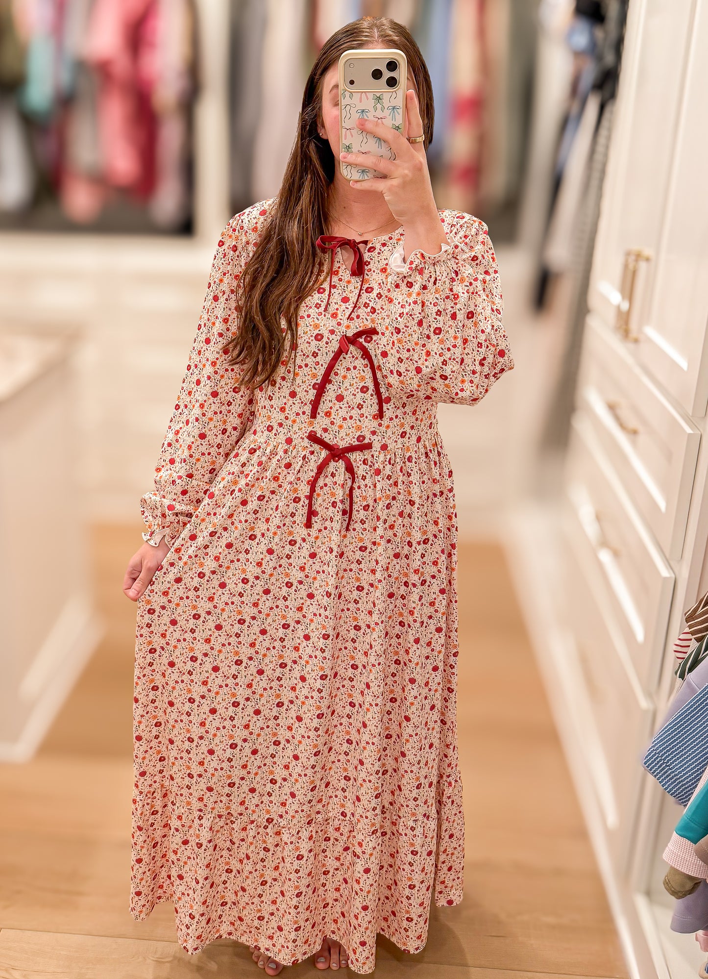 RTS - AUTUMN BASICS - Juliana’s Fall Floral Mom Dress