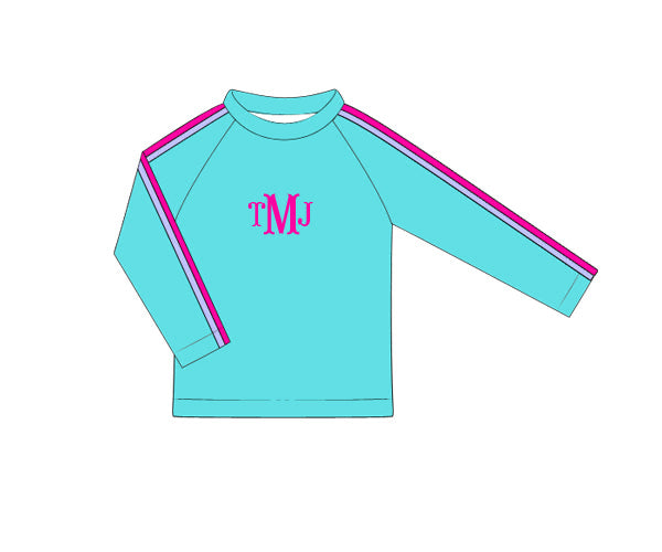 PREORDER 61: SPRING 2 - Cotton Candy Splash Boy Rashguard Top