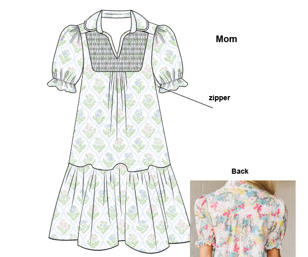 PREORDER 61: SPRING 2 - Smocked Mother’s Day Mom Dress