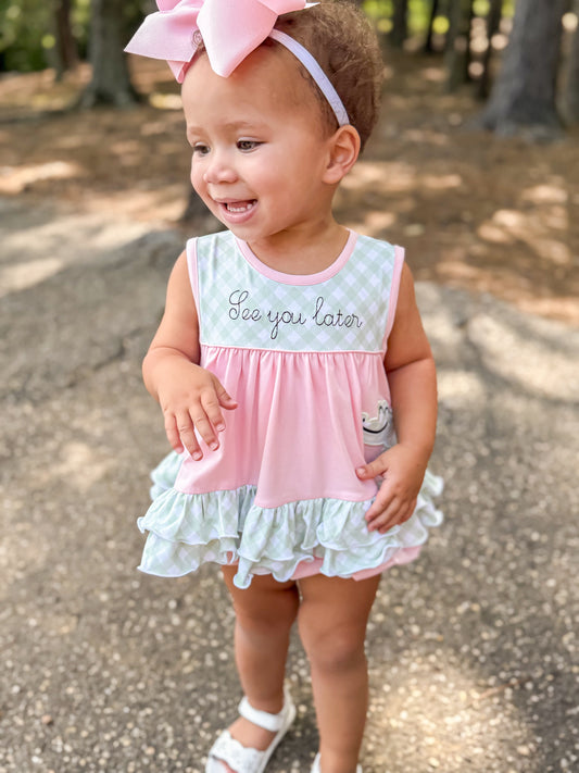 RTS - SUMMER 1 - See You Later Girl Skirted Bubble