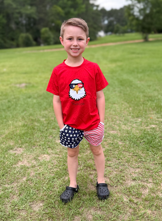 RTS - SUMMER 1 - Star Spangled Summer Boy Shortie Set