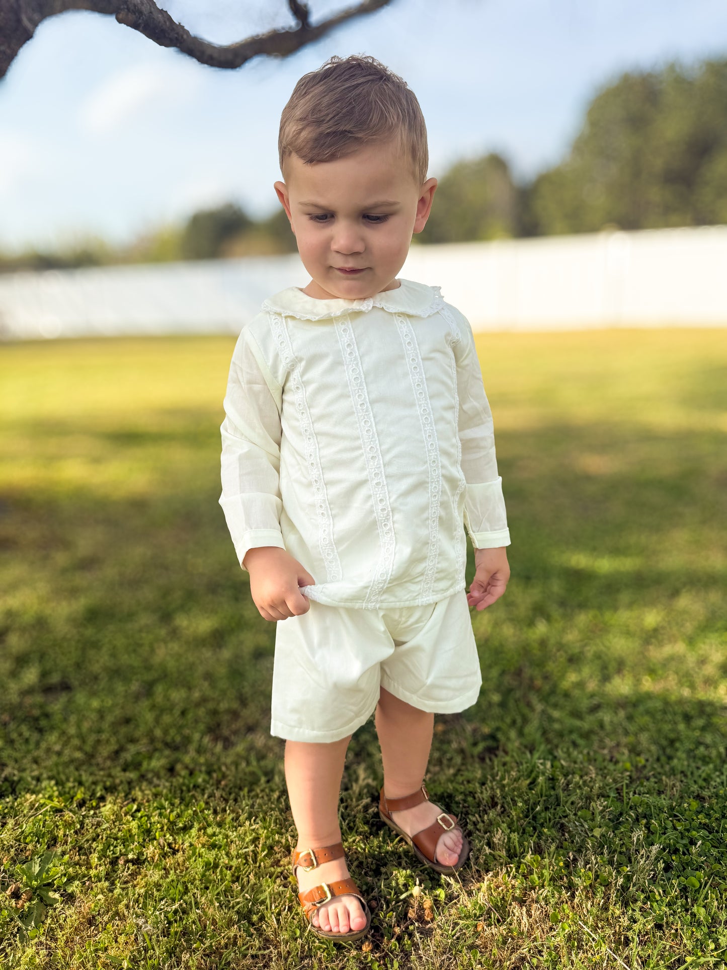 RTS - Sunrise Service Heirlooms Boy Short Set