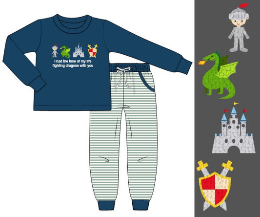 PREORDER 31: OUR VERSION - Fighting Dragons Boy Jogger Set