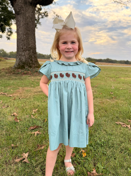 RTS - Geo Turkeys Girl Dress