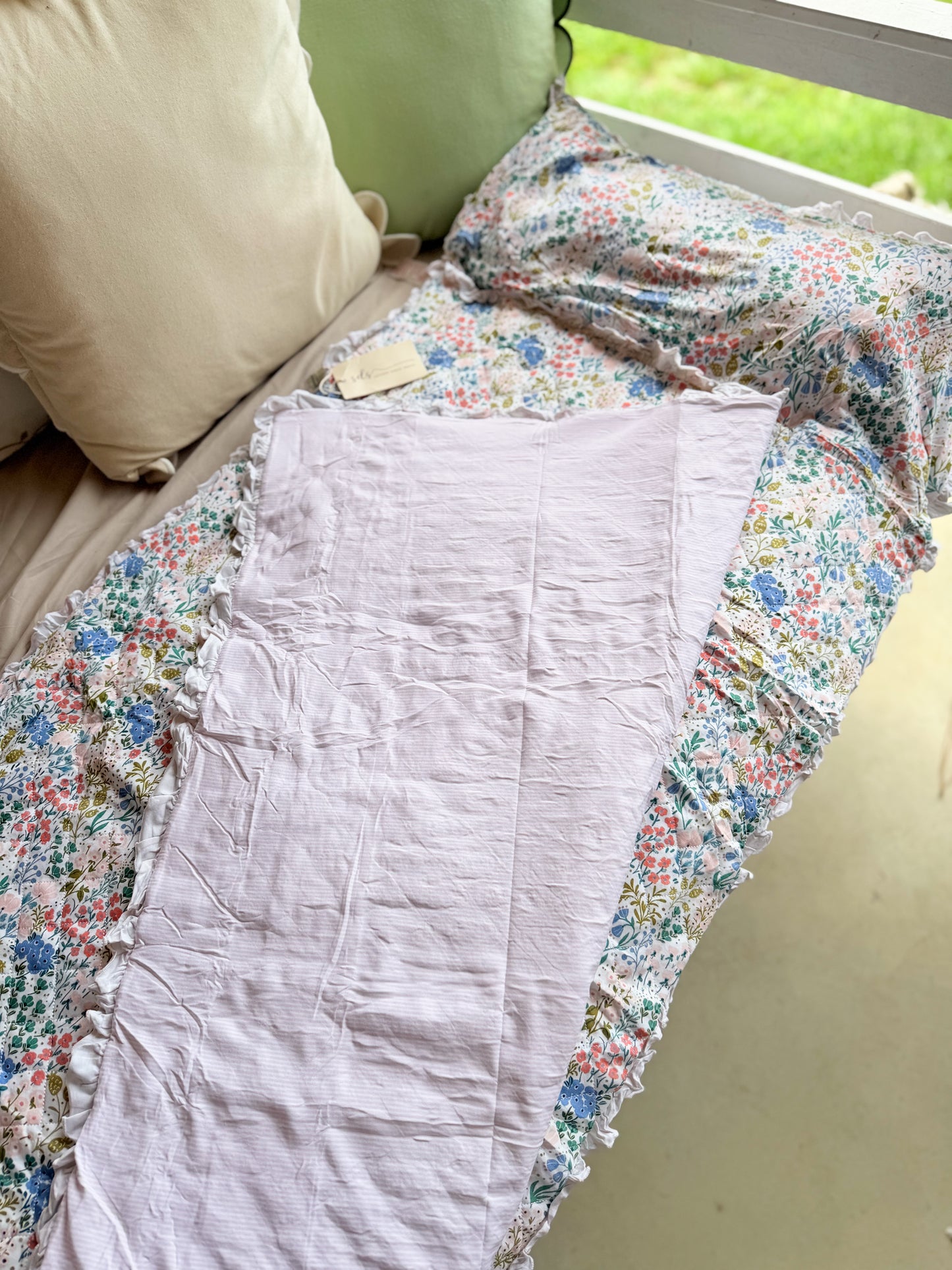 RTS - SUMMER PT 2 - Tea Room Floral & Bows Nap Mat