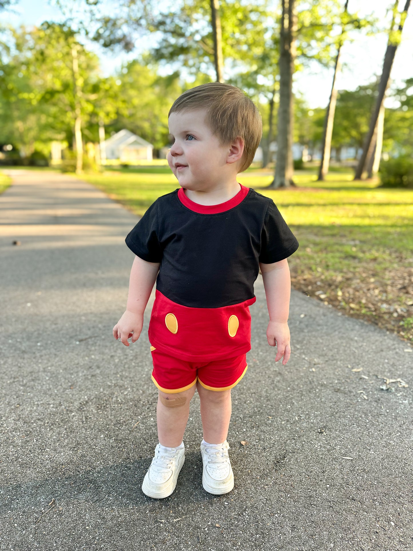 RTS - Character Knits - Boy Mouse Shortie Set