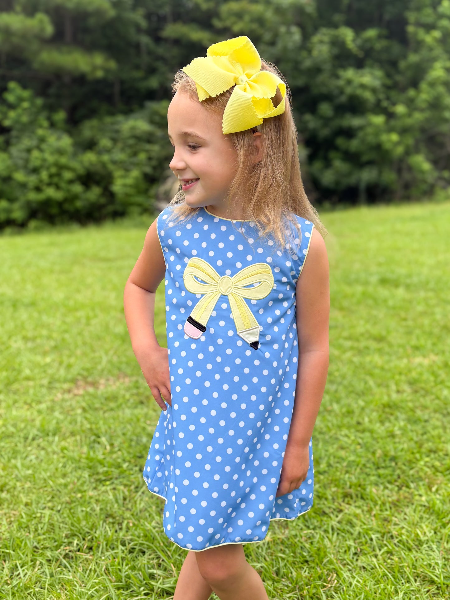 RTS - SUMMER PT 2 - BTS Girl Only - Pencil Bow-ka Dot Girl Dress