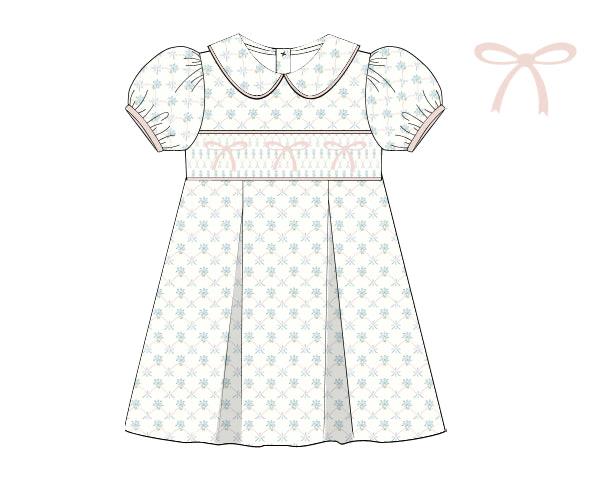 RTS - Prissy Bows Girl Dress