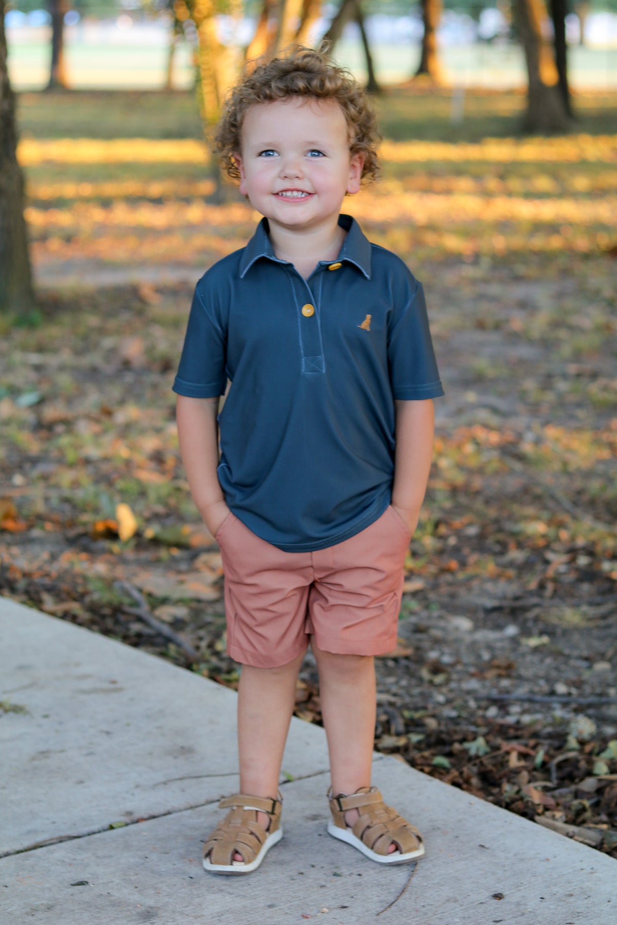 RTS - AUTUMN BASICS - Autumn Woodland Boy Short Set