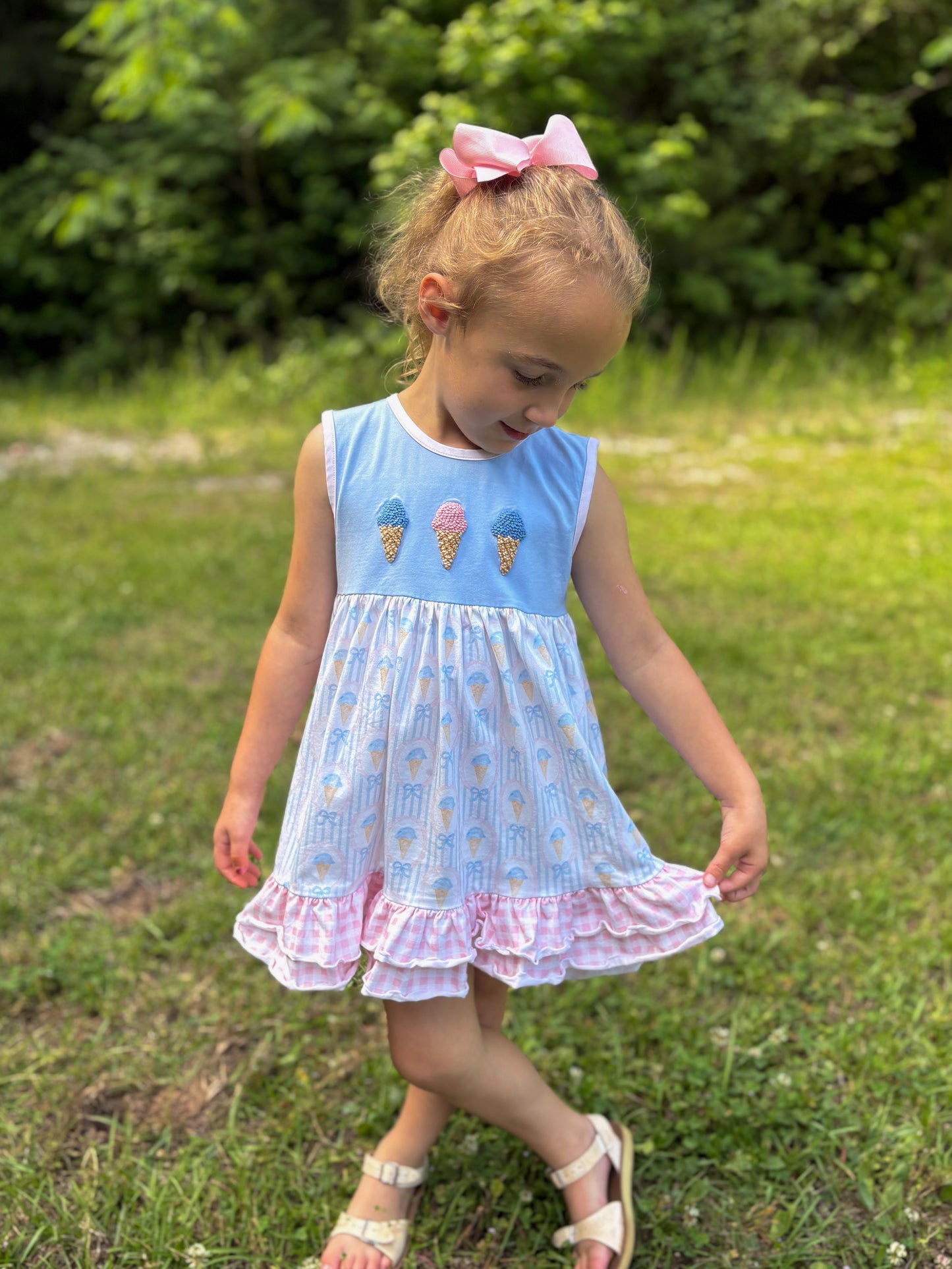RTS - SUMMER 1 - I Scream, You Scream Girl Dress