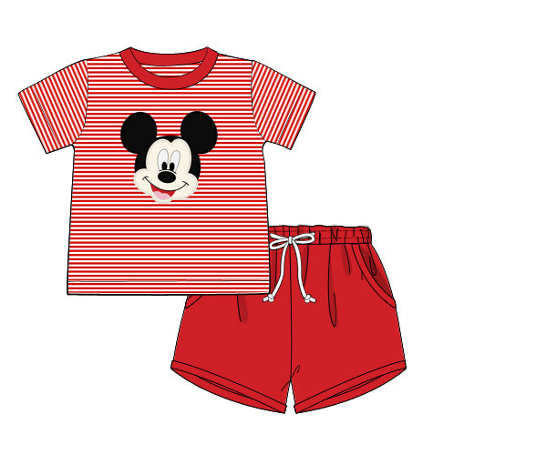 PREORDER 61: SPRING 2 - Clubhouse Crew - Boy Mouse Shortie Set