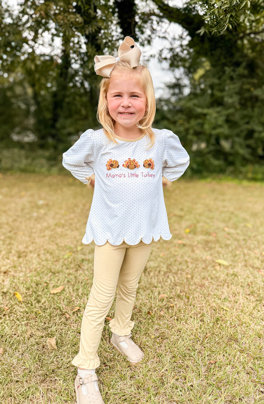 RTS - Mama’s Little Turkey Girl Pant Set