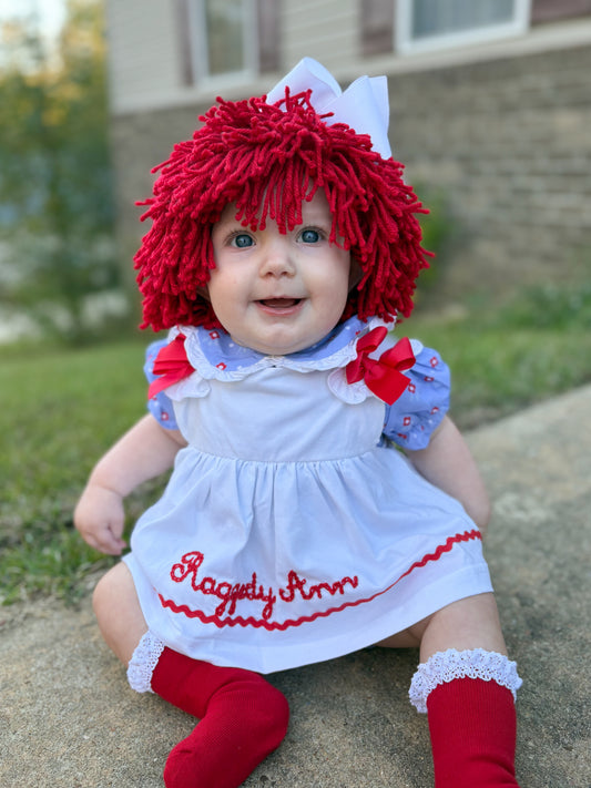 RTS - HALLOWEEN & TURKEYS - HALLOWEEN COSTUMES - Girl Rag Doll Skirted Bubble