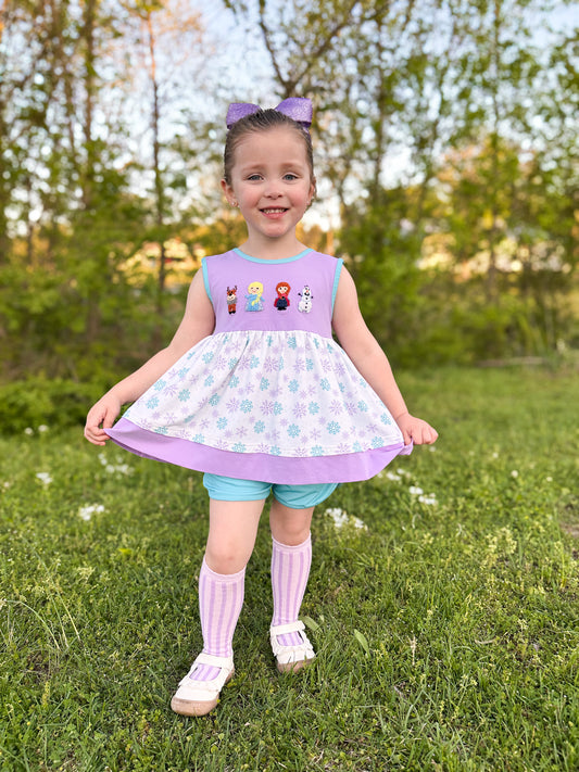 RTS - Warm Hugs Girl Shortie Set